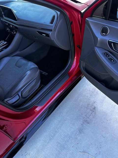 Hyundai Sonata N-Line door jambs and interior